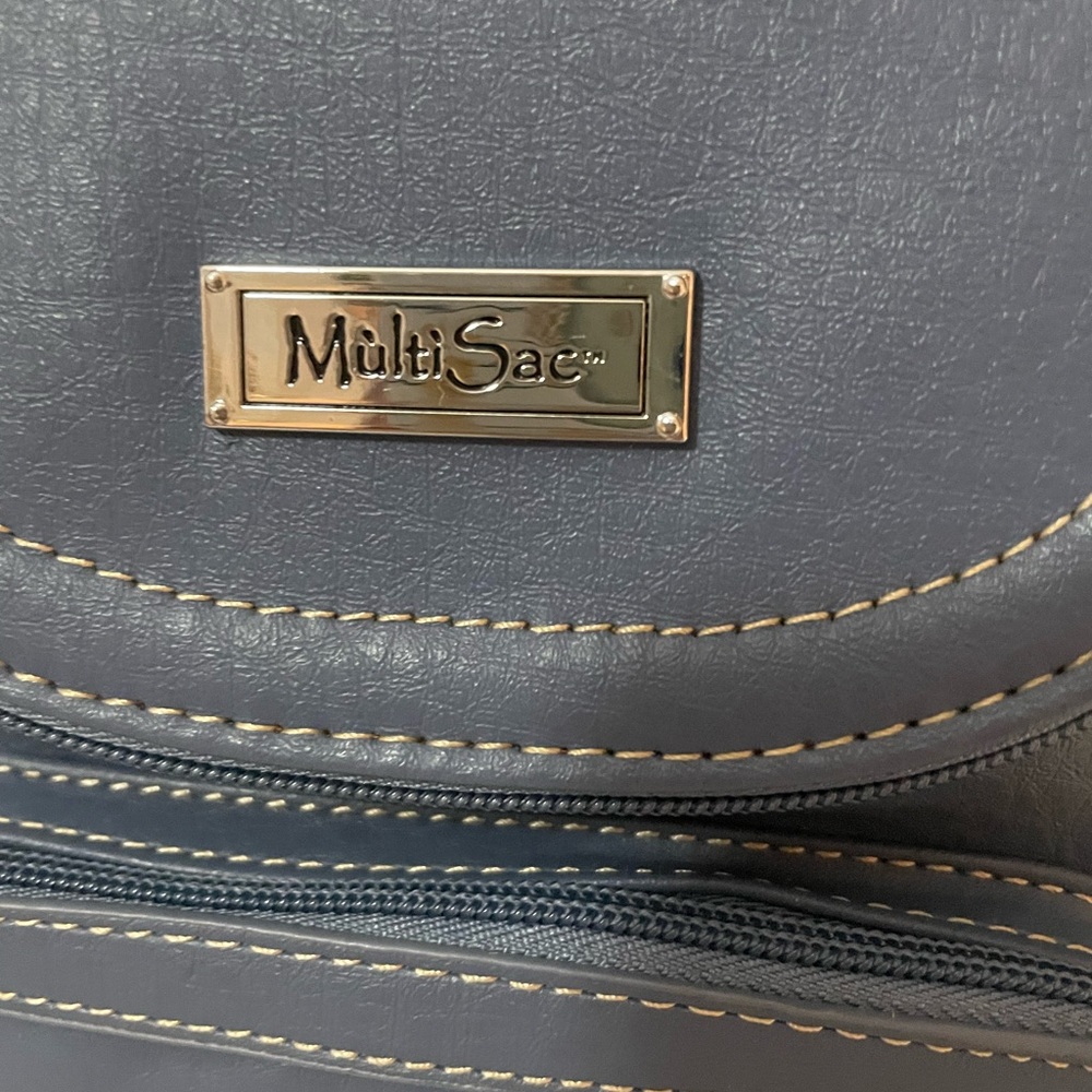 MultiSac Women's Blue Backpack - Picture 3 of 13